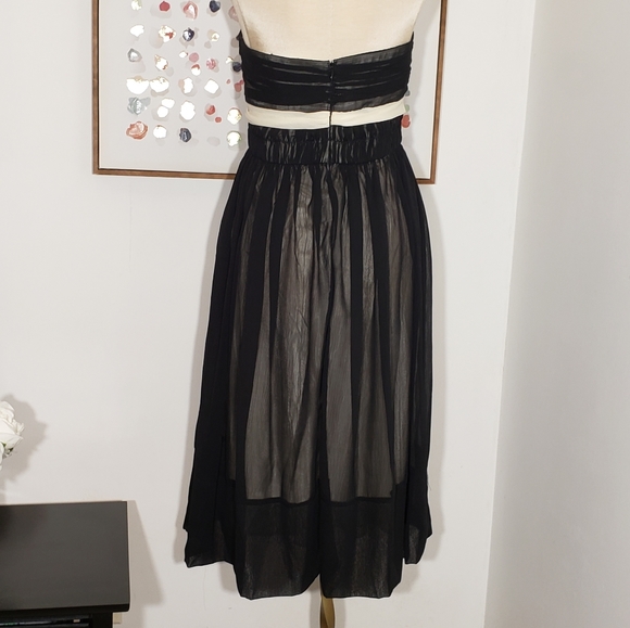 ABS strapless cocktail dress size 4 - Picture 5 of 6